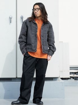 「RED WING（レッドウィング）のRED WING / レッドウィング：CLASSIC CHELSEA：3194[STD]（ブーツ、ブラック系）」を使った、naotoさん（メンズ・172cm）の春コーディネート