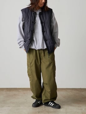 「アイテム（ダウンベスト）」を使った、naotoさん（メンズ・172cm・40代）の冬コーディネート