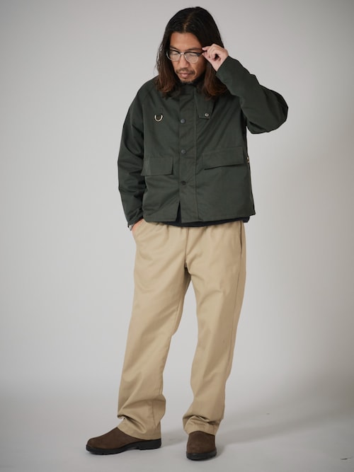 セール】Peachskin Hunting Jacket with Corduroy Collar / 襟