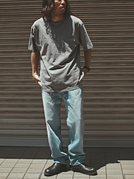 「アイテム（デニムパンツ）」を使った、naotoさん（メンズ・172cm・40代）の夏コーディネート