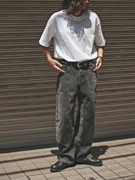 「アイテム（デニムパンツ）」を使った、naotoさん（メンズ・172cm・40代）の夏コーディネート