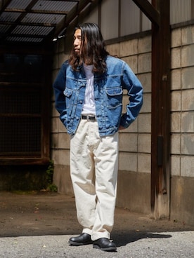「orSlow（オアスロウ）のアイテム」を使った、naotoさん（メンズ・171cm）の秋コーディネート