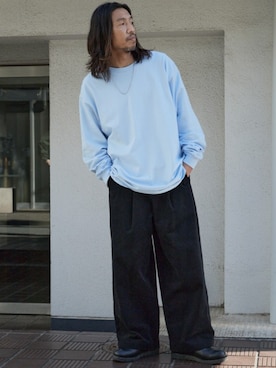 「RED WING（レッドウィング）のRED WING / レッドウィング：CLASSIC CHELSEA：3194[STD]（ブーツ、ブラック系）」を使った、naotoさん（メンズ・172cm）の春コーディネート