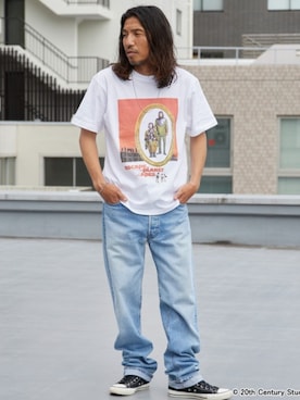 「Levi's（リーバイス）のアイテム（パンツ）」を使った、naotoさん（メンズ・172cm）の夏コーディネート