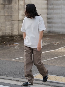「アイテム（チノパンツ）」を使った、naotoさん（メンズ・172cm）の夏コーディネート