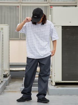 「POLeR（ポーラー）のアイテム」を使った、naotoさん（メンズ・172cm）の夏コーディネート