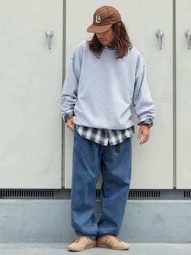 「Cooperstown Ball Cap（クーパーズタウンボールキャップ）のアイテム」を使った、naotoさん（メンズ・171cm）の秋コーディネート