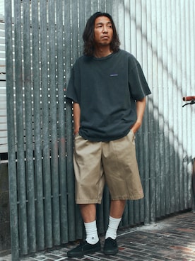 「STANCE（スタンス）のアイテム」を使った、naotoさん（メンズ・172cm）の夏コーディネート