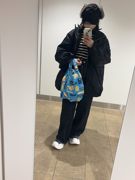 「BEN DAVIS（ベンデイビス）のアイテム」を使った、のんさん（レディース・158cm）の冬コーディネート