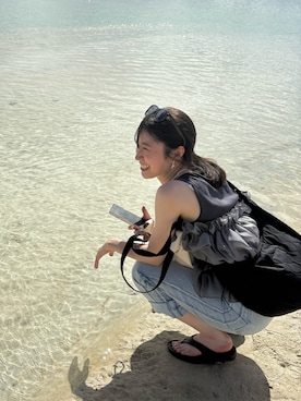 「GREGORY（グレゴリー）のアイテム」を使った、にょさん（レディース・154cm）の春コーディネート