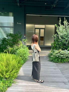 「BAUM（バウム）のアイテム（バッグ）」を使った、にょさん（レディース・154cm）の夏コーディネート