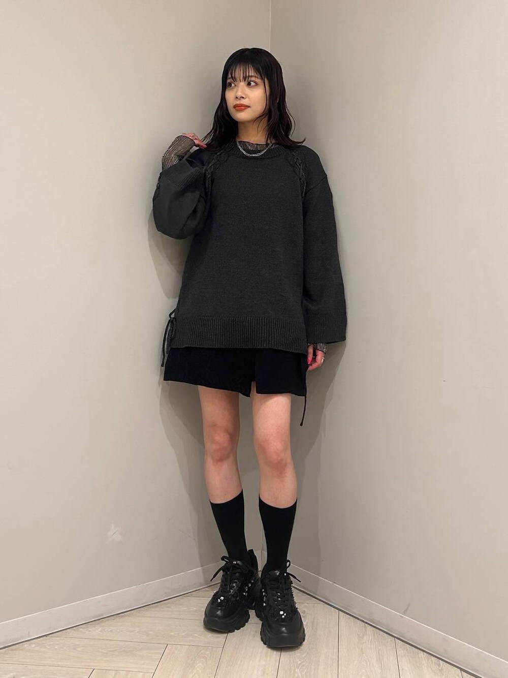 ヴィンテージジャガードショートパンツ(HARE)を使った人気ファッション