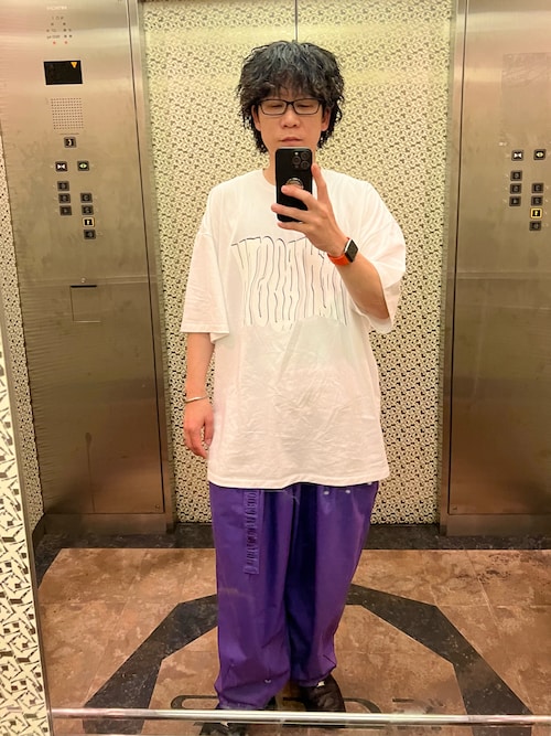 TBPR タイトブースパープル ワイドパンツ Mサイズ TIGHTBOOTH