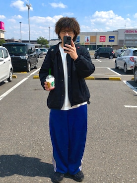 「Needles（ニードルス）のアイテム」を使った、adgjmさん（メンズ・177cm）の春コーディネート