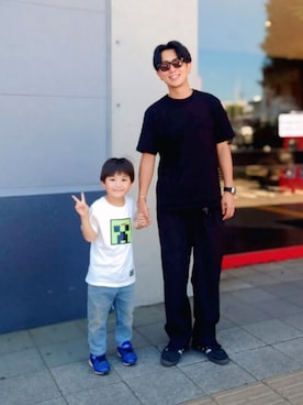 「アイテム（パンツ）」を使った、ttt-y.mさん（メンズ・175cm）の夏コーディネート