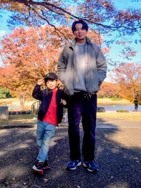 「アイテム（その他アウター）」を使った、ttt-y.mさん（メンズ・175cm）の秋コーディネート