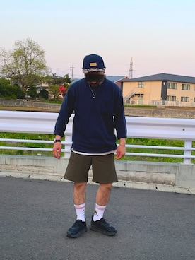 「BACK NUMBER（バックナンバー）のアイテム（キャップ）」を使った、TOKUさん（メンズ・167cm）の春コーディネート