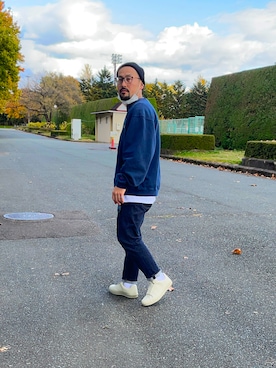 「アイテム（デニムパンツ）」を使った、TOKUさん（メンズ・167cm・30代）の秋コーディネート