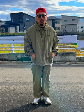 「アイテム（シューズ）」を使った、TOKUさん（メンズ・167cm）の秋コーディネート