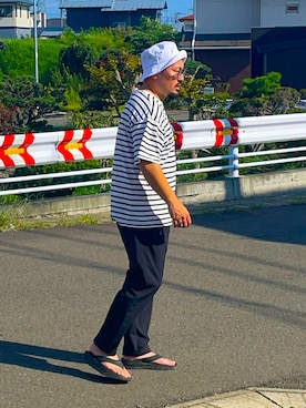 「アイテム（パンツ）」を使った、TOKUさん（メンズ・167cm・30代）の夏コーディネート