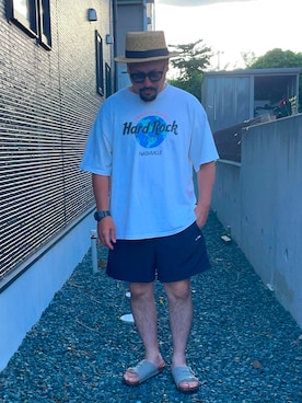 「アイテム（Tシャツ/カットソー）」を使った、TOKUさん（メンズ・167cm・30代）の夏コーディネート