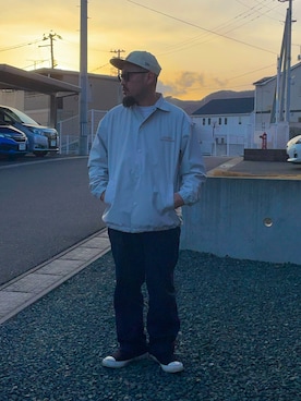 「Eddie Bauer（エディーバウアー）のアイテム」を使った、TOKUさん（メンズ・167cm）の春コーディネート