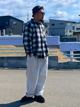 「GRAVIS（グラヴィス）のアイテム」を使った、TOKUさん（メンズ・167cm）の春コーディネート