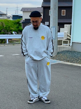 「アイテム（セットアップ）」を使った、TOKUさん（メンズ・167cm）の夏コーディネート