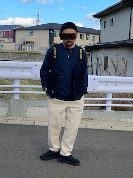 「MIG&DEXI（ミグアンドデキシー）のアイテム」を使った、TOKUさん（メンズ・167cm）の春コーディネート