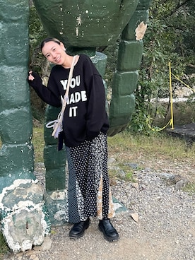 「Bonum（ボナム）のアイテム」を使った、Risaさん（レディース・158cm）の秋コーディネート