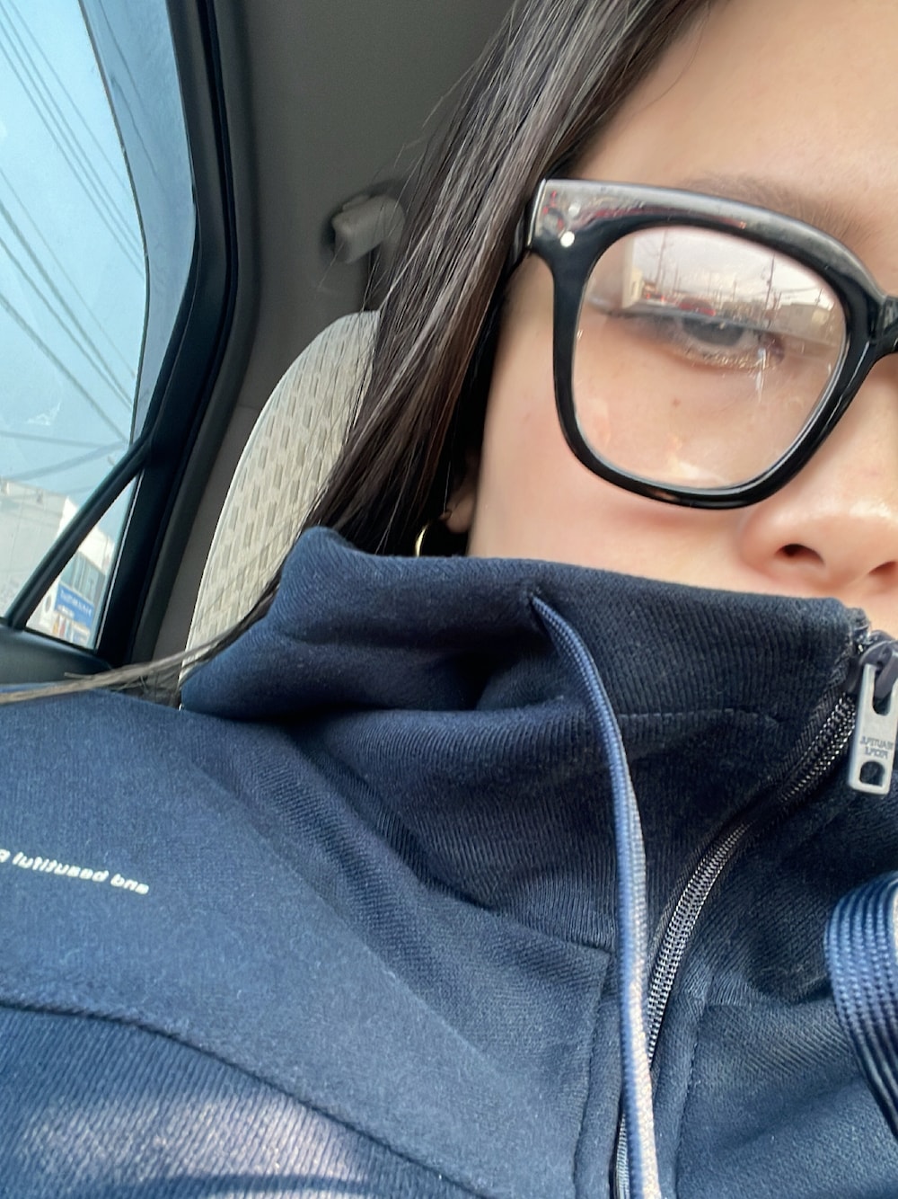 「休日スタイル、春服、ootd、マタニティコーデ」｜「beautiful peopleのアイテム（ジャージ、ブルー系）」を使った、𝐘𝐔𝐍𝐀さん（レディース・160cm）の春コーディネートの1枚目の写真