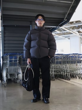 「Steven Alan（スティーブンアラン）のアイテム」を使った、のんさん（メンズ・173cm）の冬コーディネート