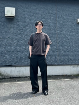 「EDIFICE（エディフィス）のアイテム」を使った、のんさん（メンズ・173cm）の春コーディネート