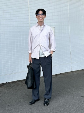 「アイテム（サンダル）」を使った、のんさん（メンズ・173cm）の秋コーディネート