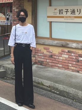 「sunsea」｜「アイテム（ブーツ）」を使った、yuuuuuuuさん（メンズ・167cm）の夏コーディネート