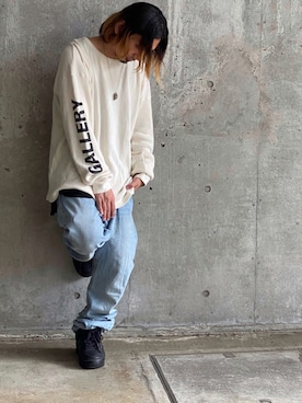「GALLERY DEPT（ギャラリーデプト）のアイテム」を使った、kousuke_takahashiさん（メンズ・168cm）の夏コーディネート