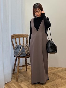 「アイテム（ワンピース/ドレス）」を使った、スエツギさん（レディース・145cm）の冬コーディネート