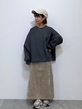 「アイテム（スウェット）」を使った、スエツギさん（レディース・145cm）の秋コーディネート