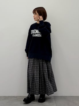 「アイテム（スウェット）」を使った、スエツギさん（レディース・145cm）の秋コーディネート