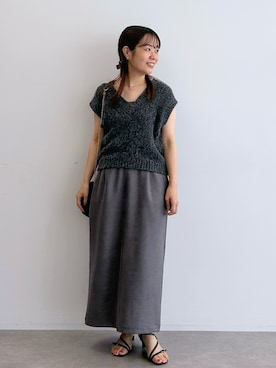 「AMERICAN HOLIC（アメリカンホリック）のアイテム（スカート）」を使った、スエツギさん（レディース・145cm）の夏コーディネート