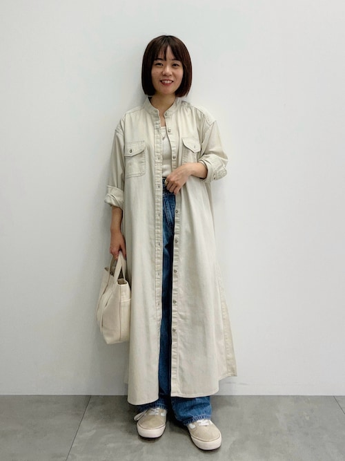 WEB限定】アシンメトリーデニムワイドパンツ【小柄女性向けサイズ有