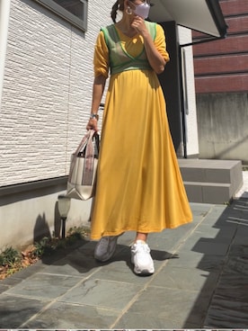 「おしゃれスタ（オシャレスタ）のアイテム」を使った、Maaaarさん（レディース・164cm）の春コーディネート