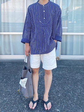 「軍物」｜まささん（メンズ・173cm）の夏コーディネート