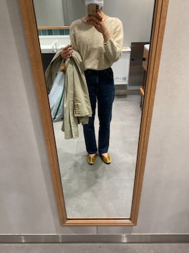 「バーバリー」｜「アイテム（トレンチコート）」を使った、mimuさん（レディース・156cm）の秋コーディネート