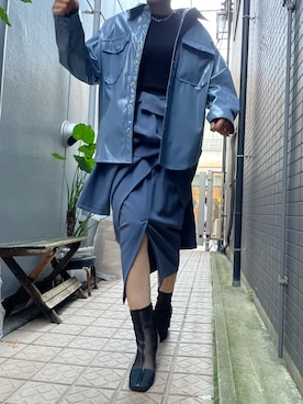 「Import & Select（インポートアンドセレクト）のアイテム（シューズ）」を使った、suga_さん（レディース・159cm）の秋コーディネート