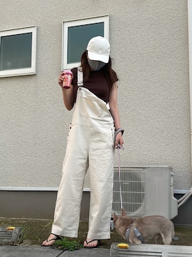 「チチカカ（チチカカ）のアイテム（オールインワン・サロペット）」を使った、suga_さん（レディース・159cm）の秋コーディネート