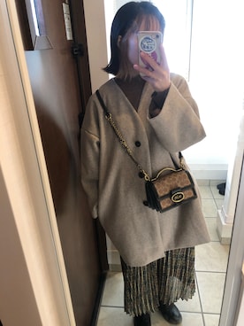 「SFW（エスエフダブリュー）のアイテム」を使った、nrkさん（レディース・158cm）の冬コーディネート