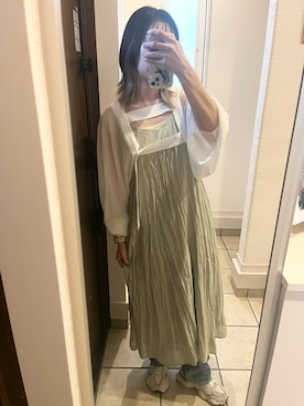 「SEVENDAYS=SUNDAY（セブンデイズサンデイ）のアイテム」を使った、nrkさん（レディース・158cm）の春コーディネート