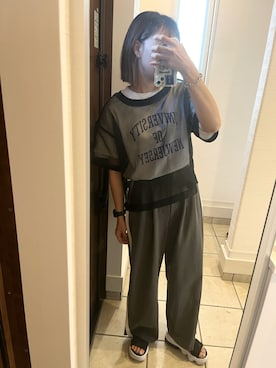 「LAKOLE（ラコレ）のアイテム（アクセサリー）」を使った、nrkさん（レディース・158cm）の夏コーディネート