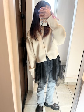 「アイテム（その他シューズ）」を使った、nrkさん（レディース・158cm）の秋コーディネート